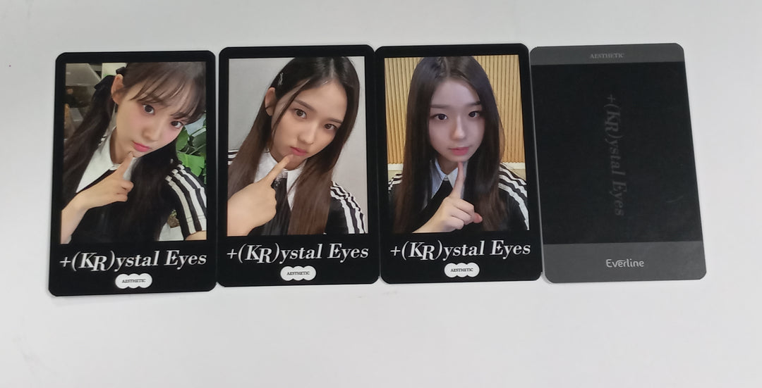 +(KR)ystal Eyes "AESTHETIC" - Everline Fansign Event Polaroid Type Photocard Round 3 - HALLYUSUPERSTORE