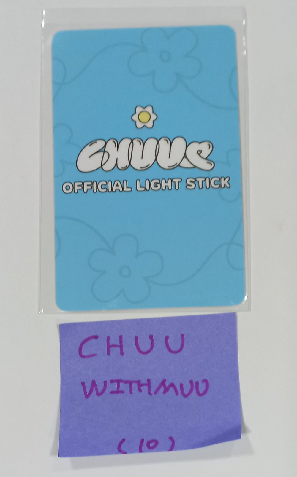 Chuu - Official Light Stick Withmuu Pre-Order Benefit Photocard [23.08.21] - HALLYUSUPERSTORE