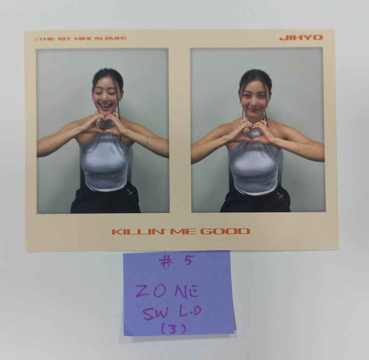 JIHYO "ZONE" 1st Mini Album - Soundwave Lucky Draw Event Photocard & 2 Cut Photo [23.08.21] - HALLYUSUPERSTORE