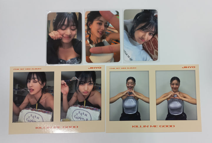 JIHYO "ZONE" 1st Mini Album - Soundwave Lucky Draw Event Photocard & 2 Cut Photo [23.08.21] - HALLYUSUPERSTORE