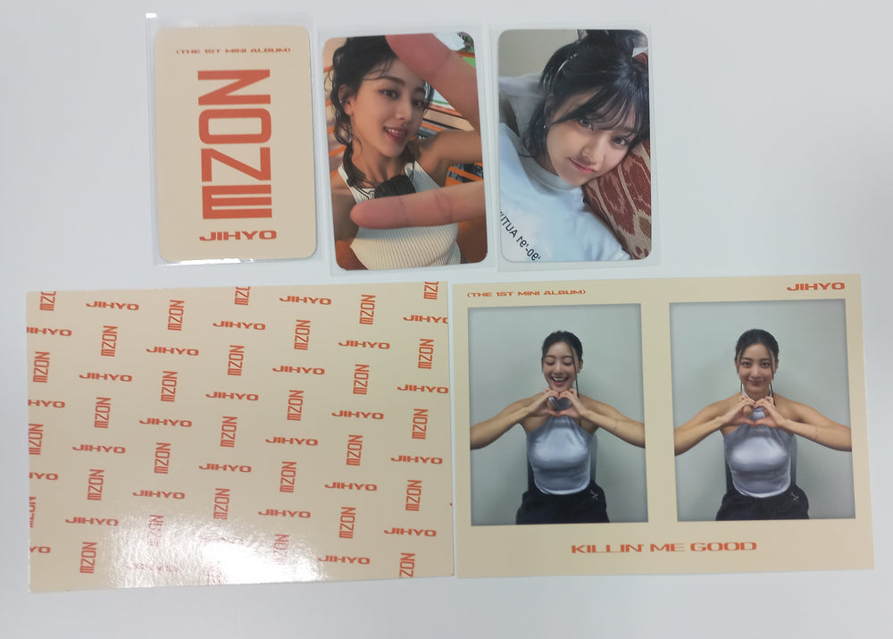 JIHYO "ZONE" 1st Mini Album - Soundwave Lucky Draw Event Photocard & 2 Cut Photo [23.08.21] - HALLYUSUPERSTORE