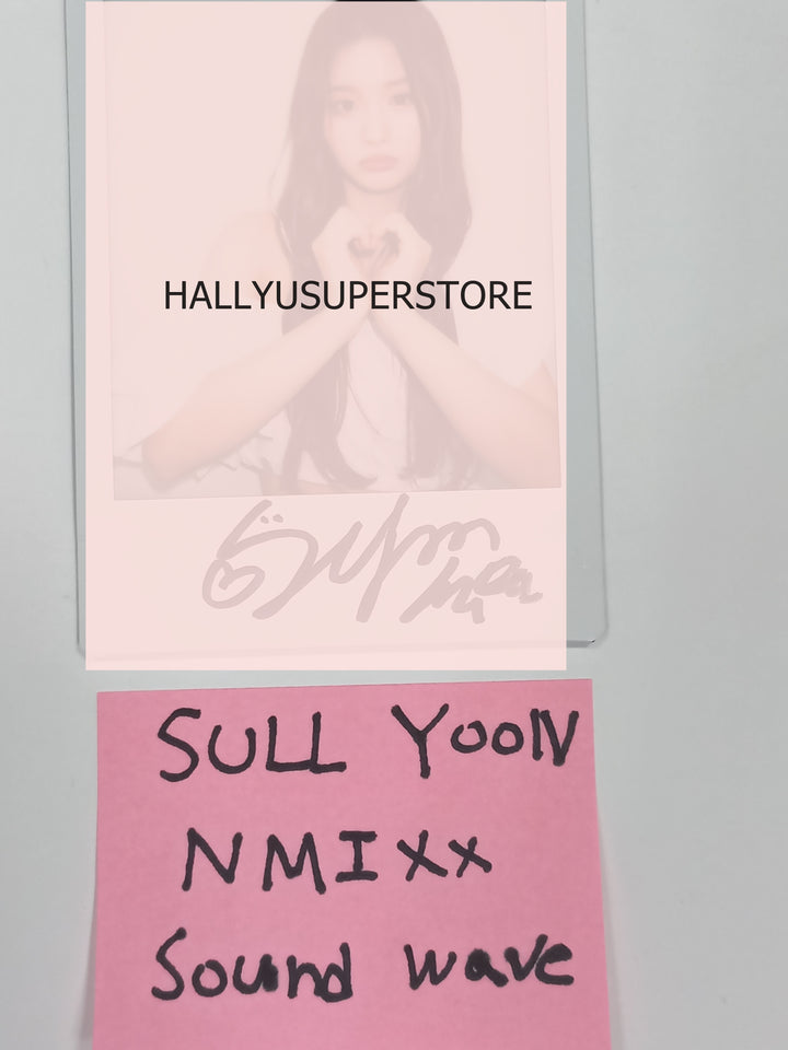 Sullyoon (Of NMIXX) "A Midsummer NMIXX’s Dream" - Hand Autographed(Signed) Polaroid [23.08.22]