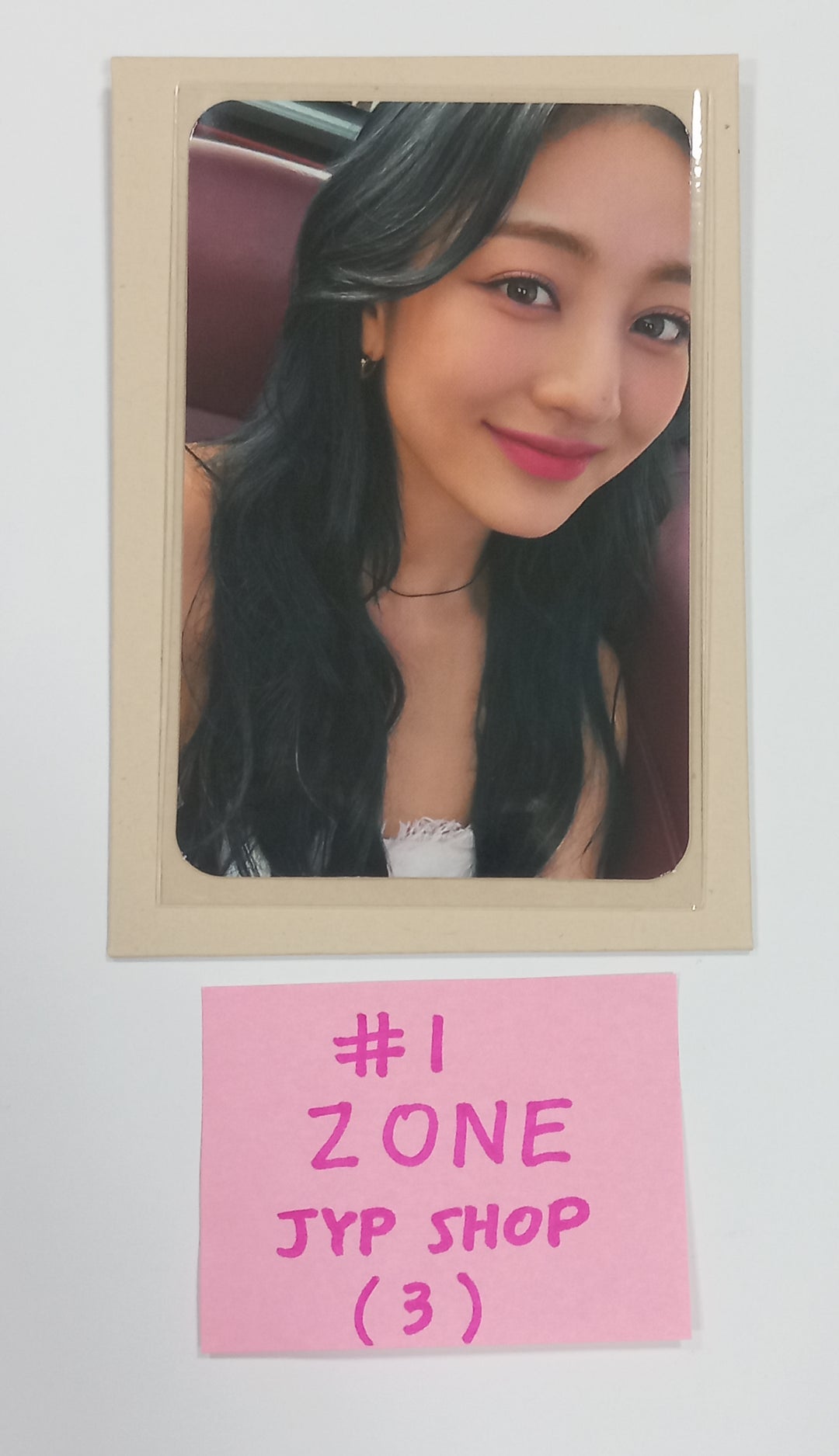 JIHYO "ZONE" 1st Mini Album JYP Shop PreOrder Benefit Photocard