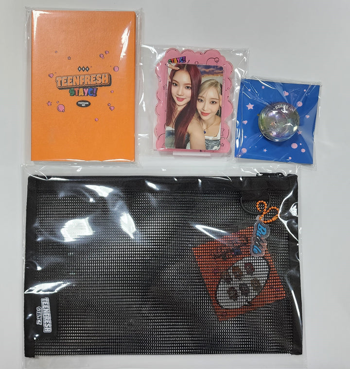 STAYC "TEENFRESH" - Withmuu Pop-Up Official MD [Acrylic Frame, Bubble Smart Tok, Postcard Set, Mesh Pouch & Metal Sticker] [23.08.22]