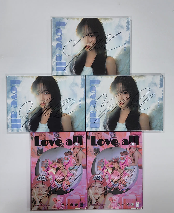 JO YURI "Love All" - Hand Autographed(Signed) Promo Album [23.08.23]