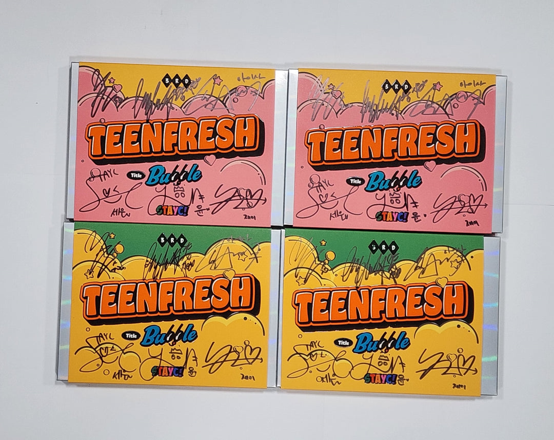 StayC 3rd Mini "TEENFRESH" - Hand Autographed(Signed) Promo Album [23.08.23]