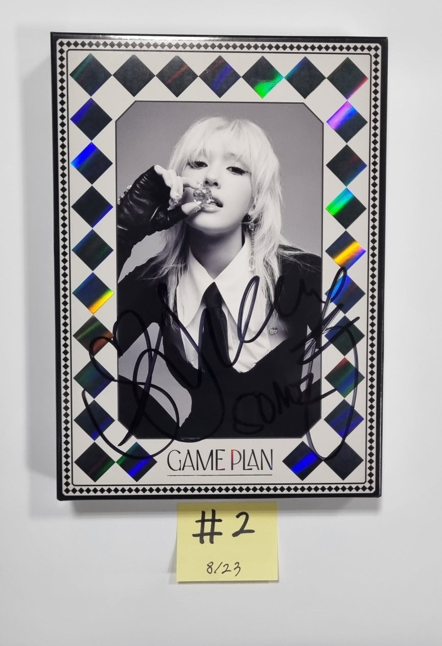 JEON SOMI "GAME PLAN" - Hand Autographed(Signed) Promo Album [23.08.23]