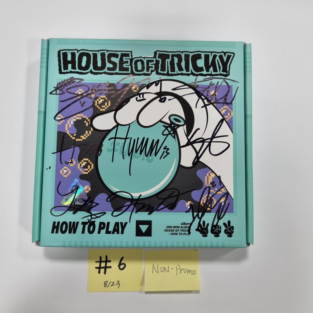 Xikers "HOUSE OF TRICKY : HOW TO PLAY" - Hand Autographed(Signed) Promo Album [23.08.23]