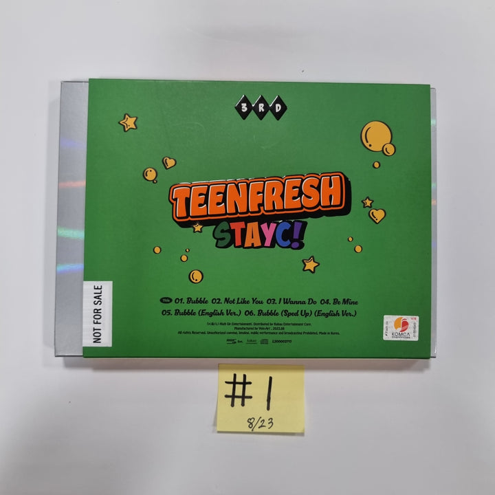 StayC 3rd Mini "TEENFRESH" - Hand Autographed(Signed) Promo Album [23.08.23]