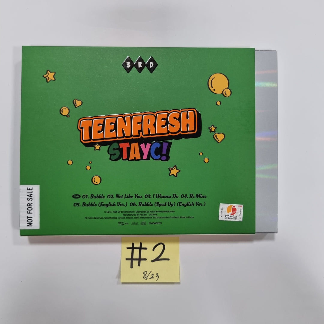 StayC 3rd Mini "TEENFRESH" - Hand Autographed(Signed) Promo Album [23.08.23]