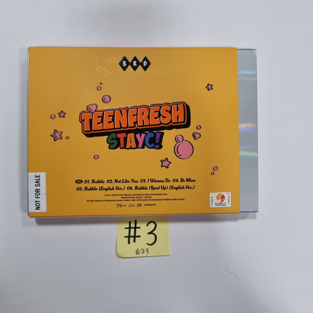 StayC 3rd Mini "TEENFRESH" - Hand Autographed(Signed) Promo Album [23.08.23]