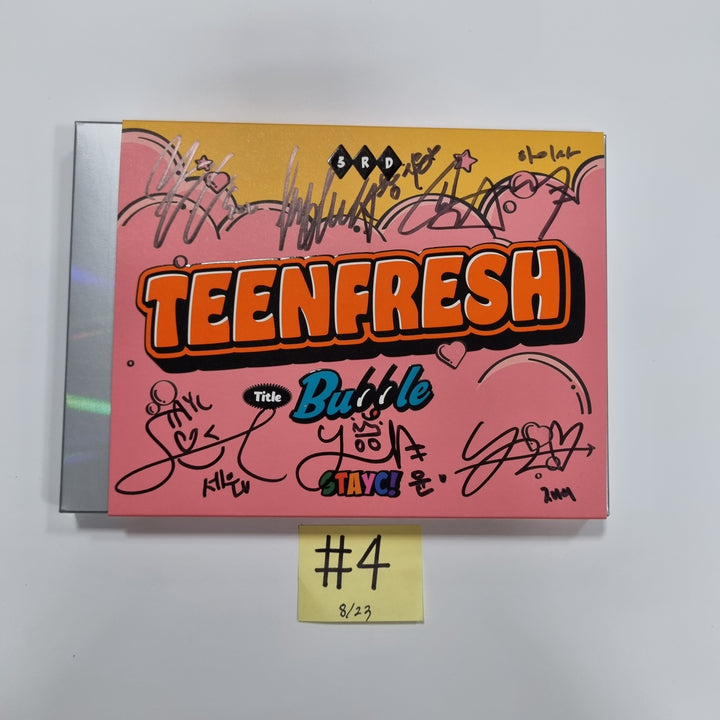 StayC 3rd Mini "TEENFRESH" - Hand Autographed(Signed) Promo Album [23.08.23]