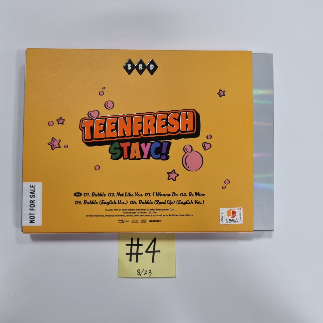 StayC 3rd Mini "TEENFRESH" - Hand Autographed(Signed) Promo Album [23.08.23]