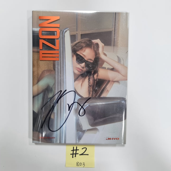 Jihyo (of Twice) 1st Mini "ZONE" - Hand Autographed(Signed) Promo Album [23.08.23]