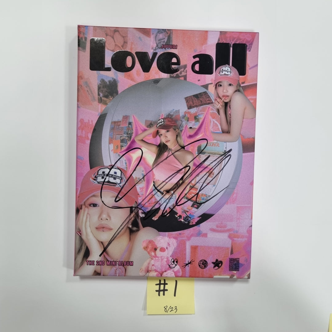 チョ・ユリ「Love All」 - 直筆サイン入りプロモアルバム [23.08.23]