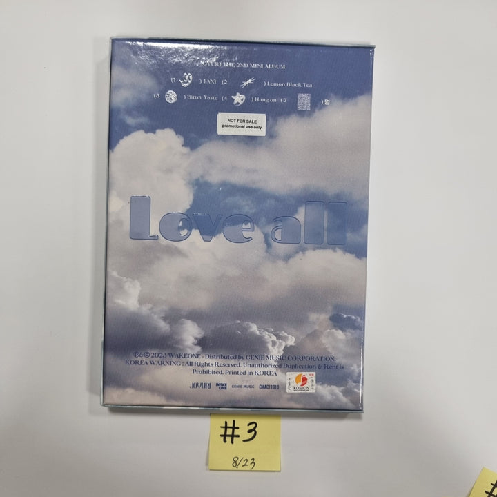 JO YURI "Love All" - Hand Autographed(Signed) Promo Album [23.08.23]