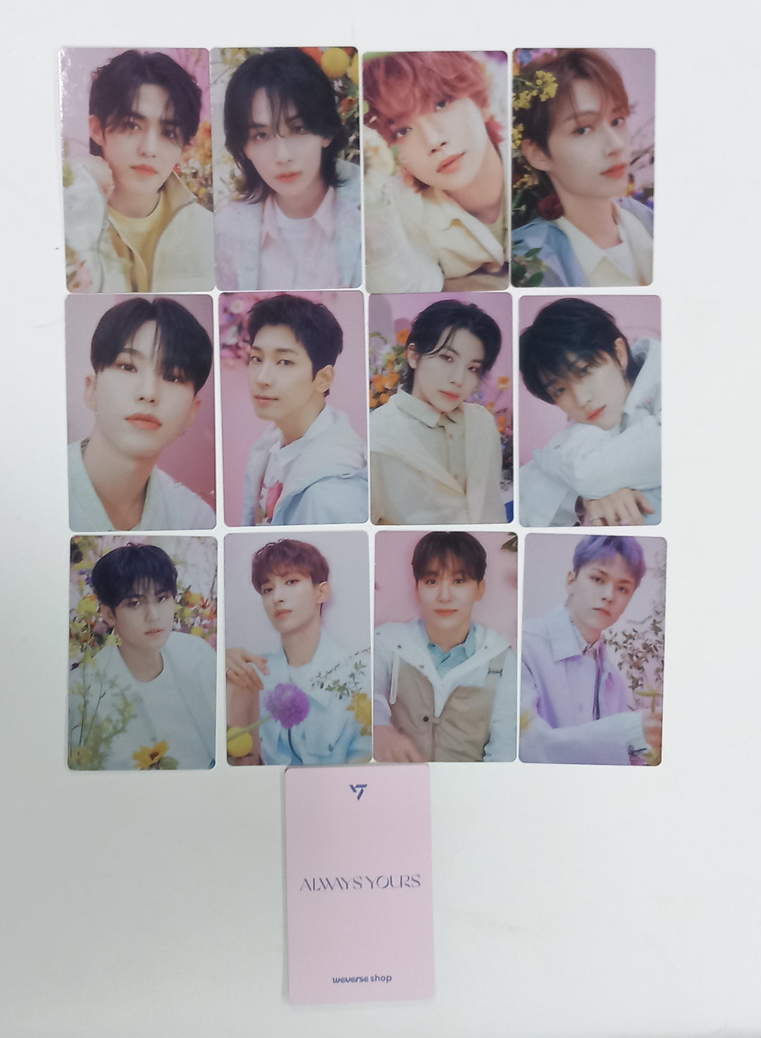 SEVENTEEN "ALWAYS YOURS" JAPAN - Weverse Shop Pre-Order Benefit Photocard, Photo Stand [23.08.24]