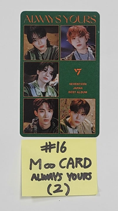 タレントカード SEVENTEEN always yours SEVENTEEN ALWAYS YOURS JAPAN BEST ALBUM Photo Card TypeC