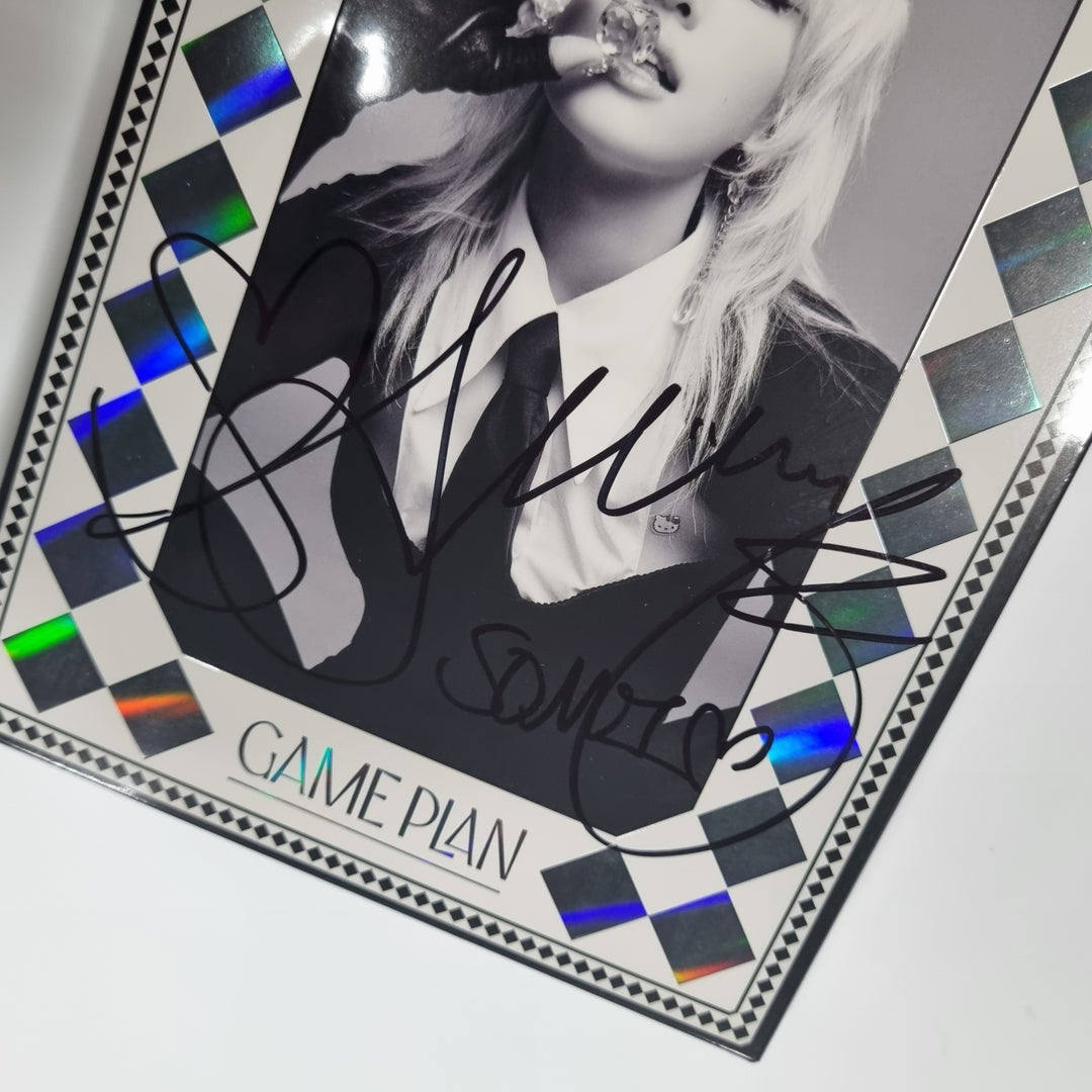 JEON SOMI "GAME PLAN" - Hand Autographed(Signed) Album [23.08.25]