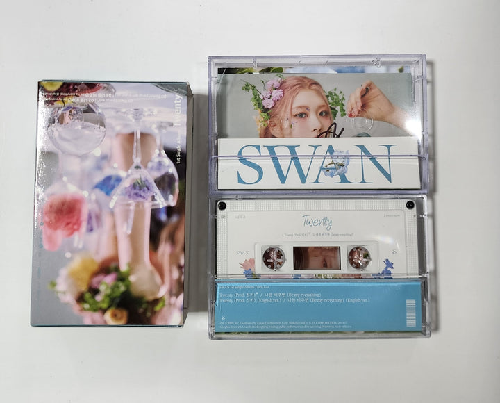 SWAN (Of Purple Kiss) "Twenty" [CASSETTE TAPE] - Hand Autographed(Signed) Album [23.08.25]