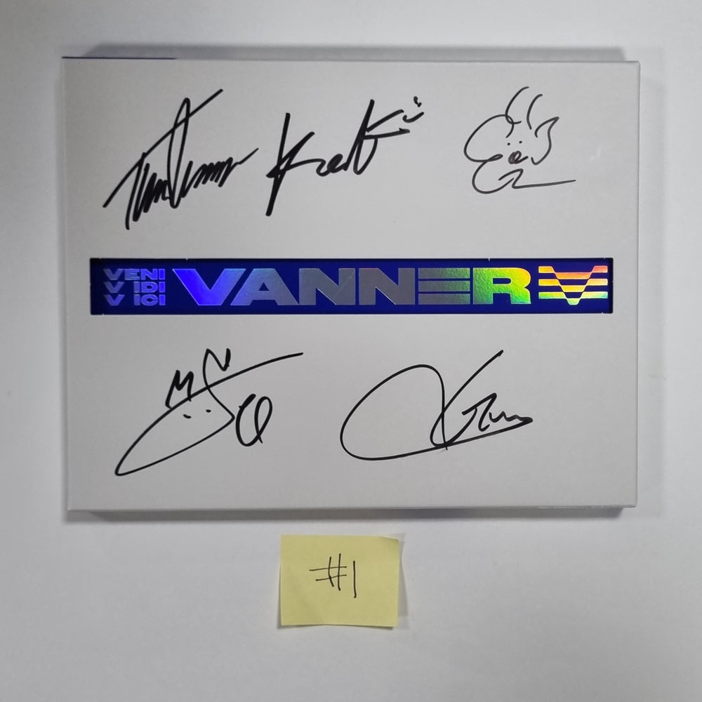 VANNER "VENI VIDI VICI" - Hand Autographed(Signed) Promo Album [23.08.25] - HALLYUSUPERSTORE