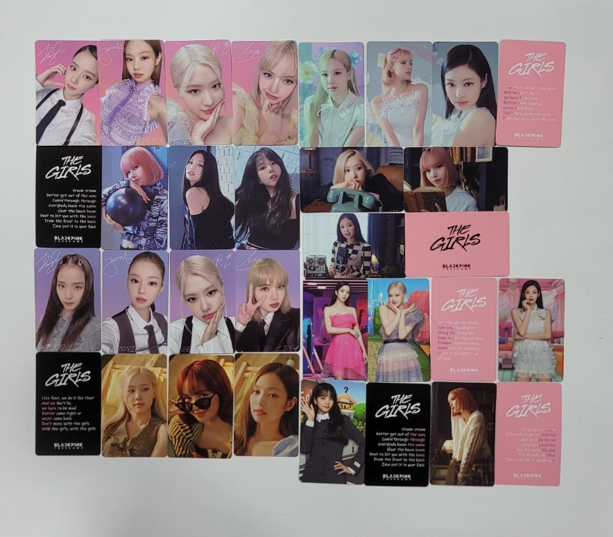 K-POP BLACKPINK Album The Album Official ROSE Photocard