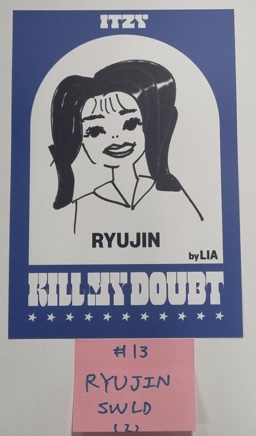 ITZY 'KILL MY DOUBT' - Soundwave Lucky Draw Event Photocard, Postcard Round 6 [23.08.29]