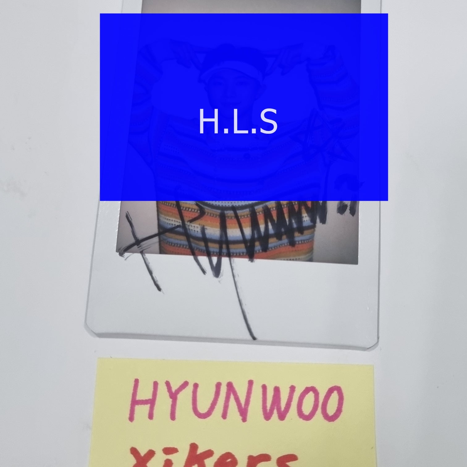 xikers ヒョヌ サイン入りチェキ 현우 HYUNWOO HYUNWOO (Of Xikers) 