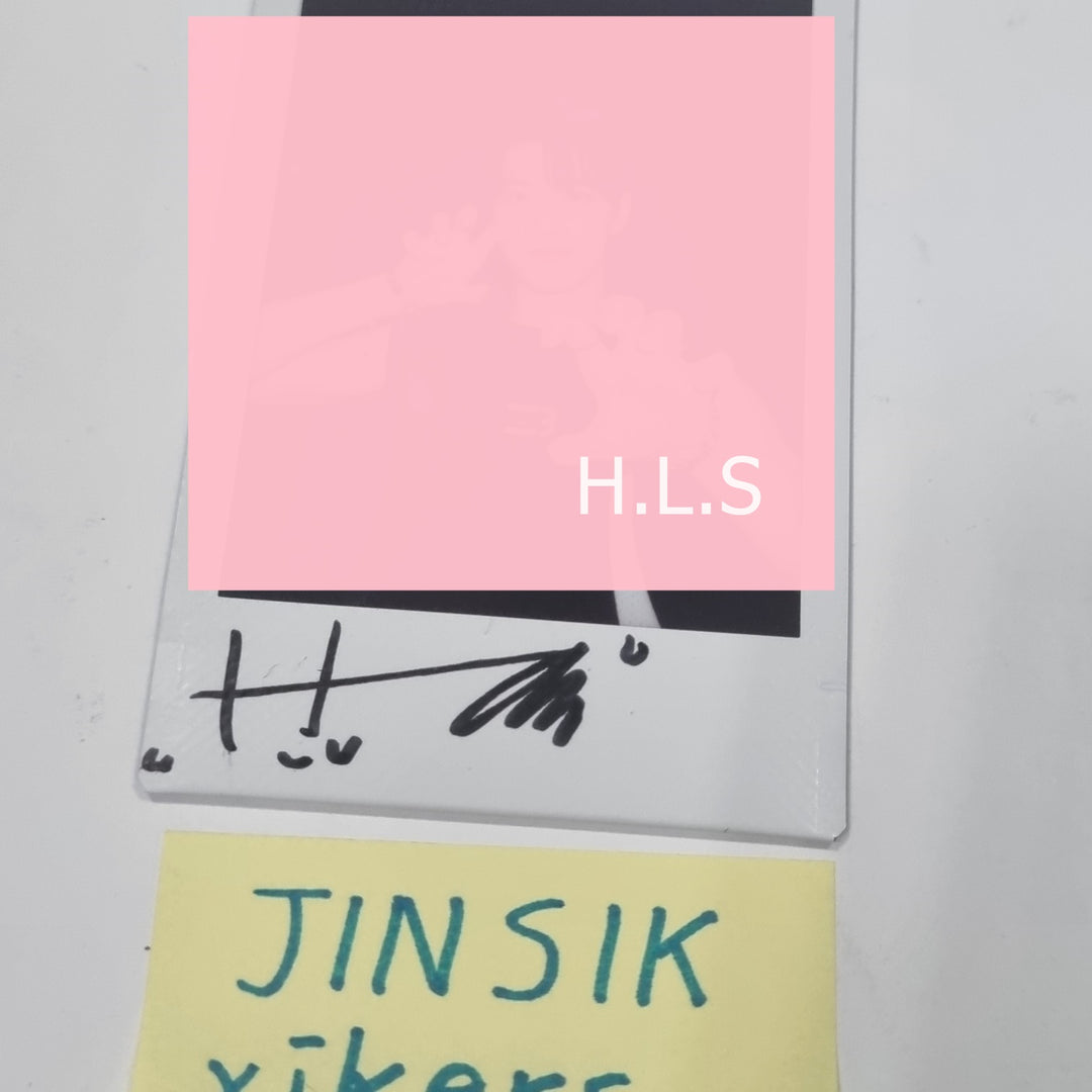JINSIK (Of Xikers) "HOUSE OF TRICKY : How to Play" - Hand Autographed(Signed) Polaroid [23.08.29]