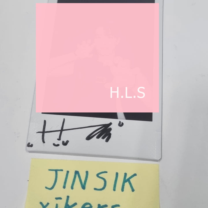 JINSIK (Of Xikers) "HOUSE OF TRICKY : How to Play" - Hand Autographed(Signed) Polaroid [23.08.29]