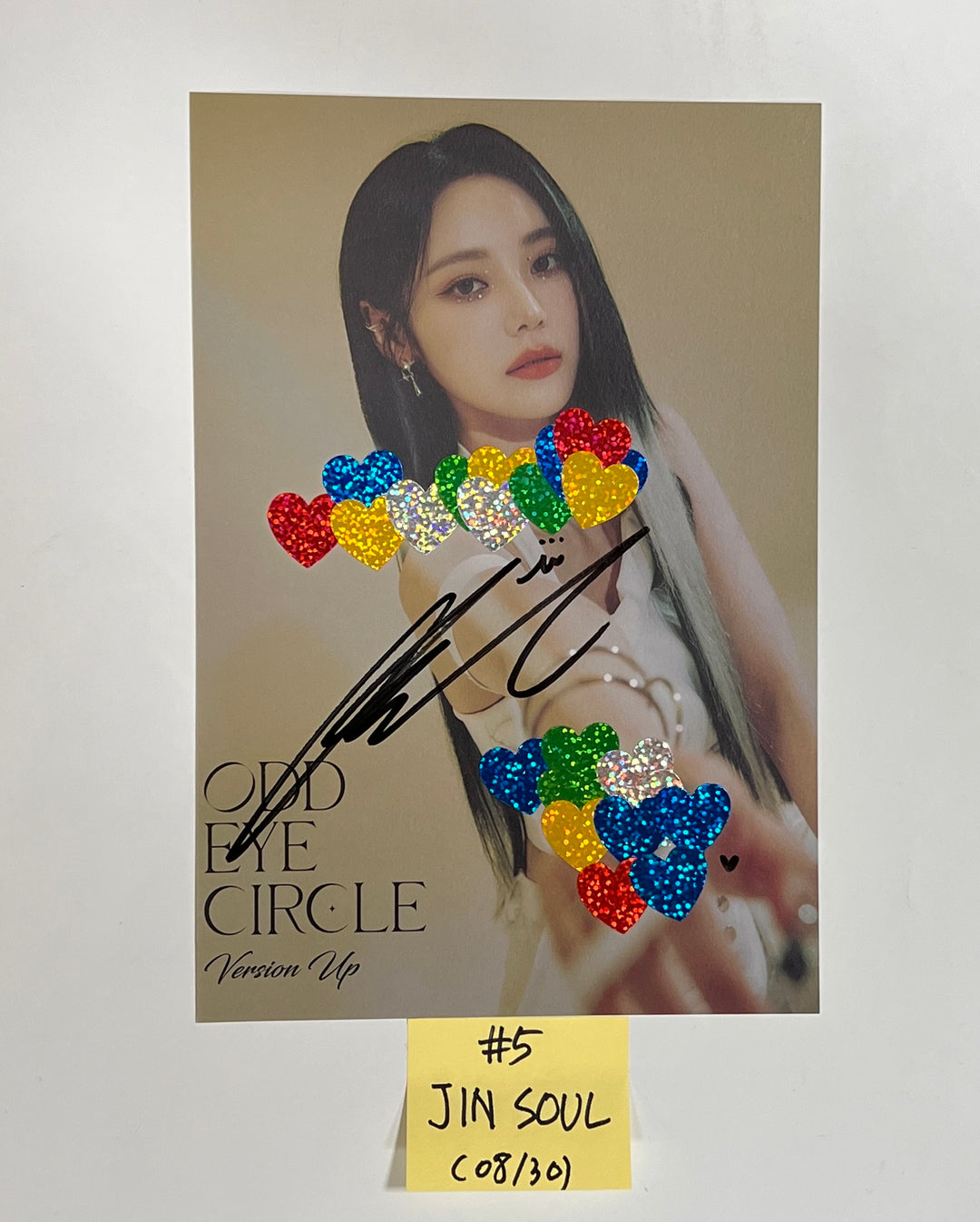 ODD EYE CIRCLE "Version Up" - A Cut Page From Fansign Event Album [23.08.30]