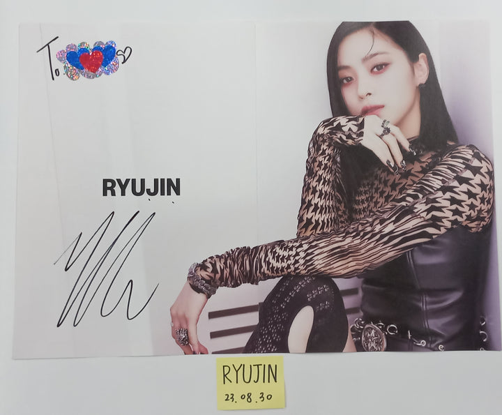 ITZY "KILL MY DOUBT" - A Cut Page From Fansign Event Album [23.08.30]