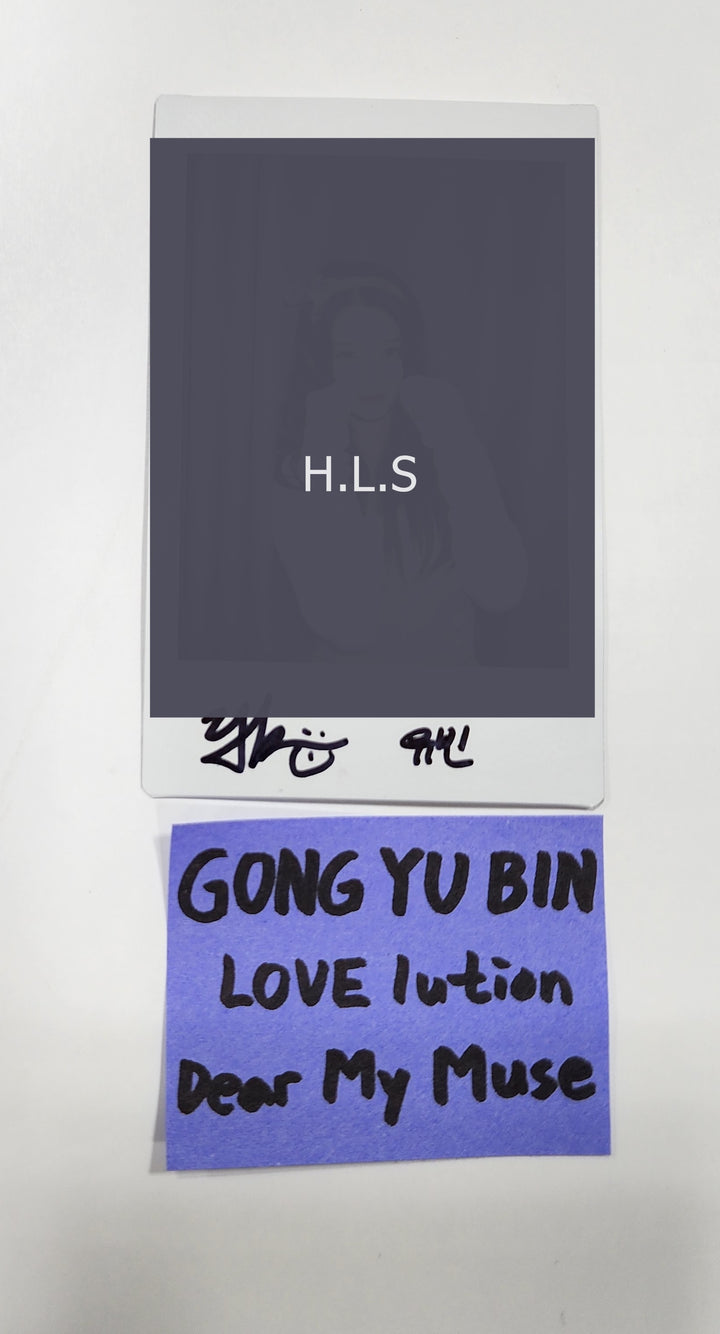GONG YUBIN (Of TripleS) "LOVElution : MUHAN" -  Hand Autographed(Signed) Polaroid [23.09.04]