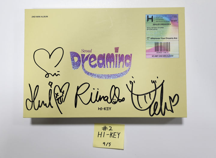 H1-KEY "Seoul Dreaming" - Hand Autographed(Signed) Promo Album [23.09.05]