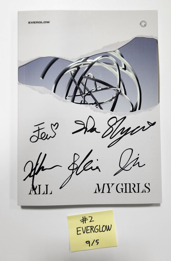 Everglow "ALL MY GIRLS" - Hand Autographed(Signed) Promo Album [23.09.05]