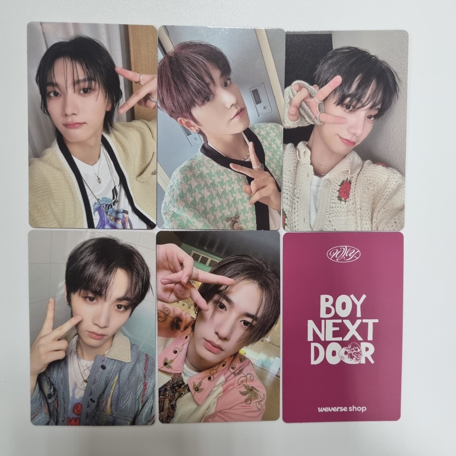 Boynextdoor 「WHY..」 - Weverse Shop 予約特典フォトカード [23.09 