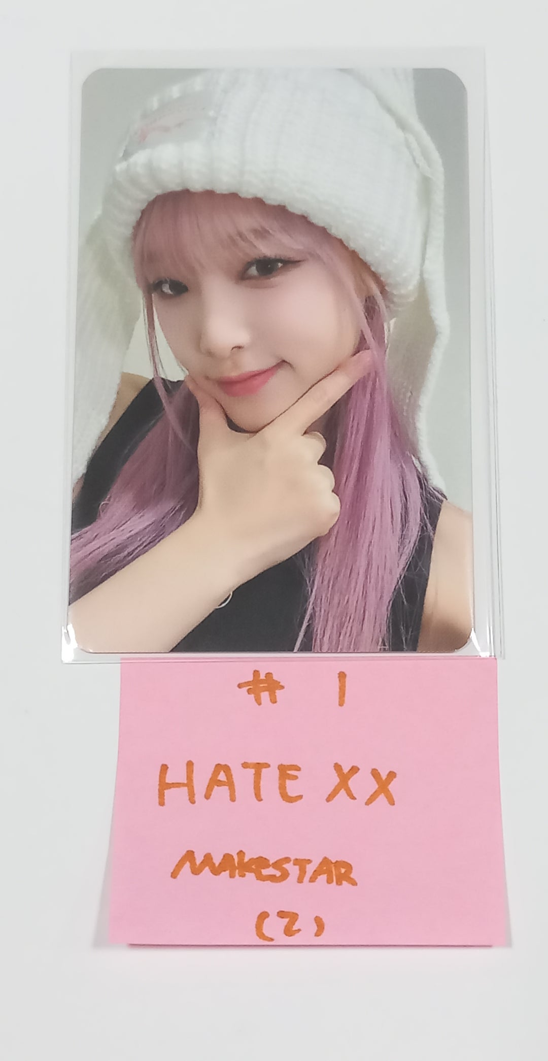 Yena "HATE XX" - Makestar Fansign Event Photocard Round 2 [Poca Ver.] [23.09.07]