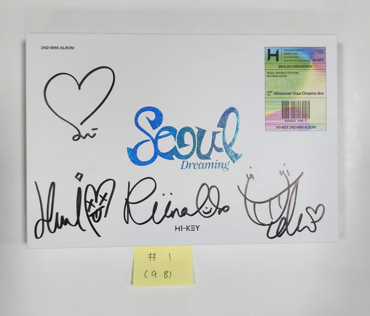 H1-KEY "Seoul Dreaming" - Hand Autographed(Signed) Promo Album [23.09.08]