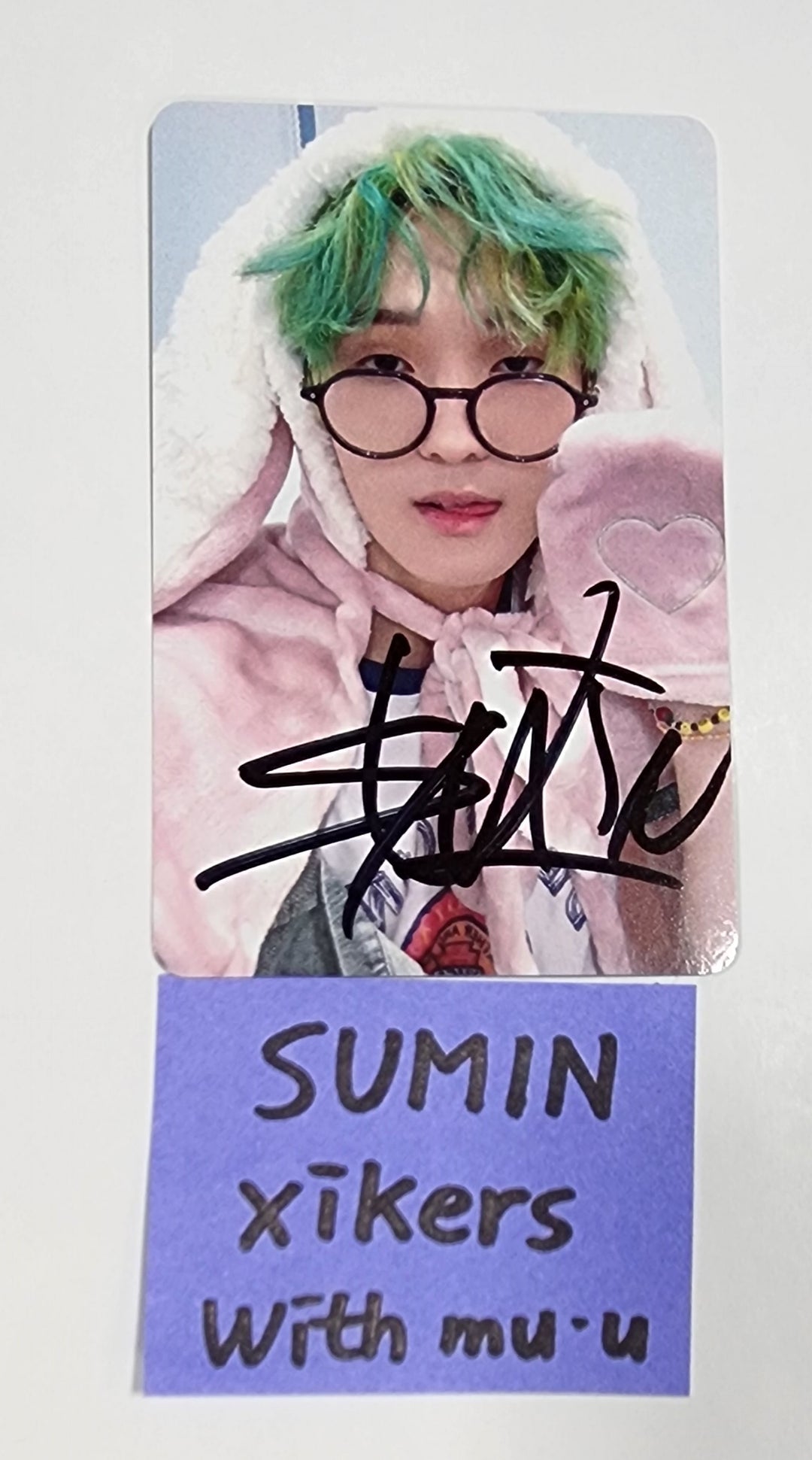 Sumin (Of Xikers) "HOUSE OF TRICKY : How to Play" - Hand Autographed(Signed) Photocard [23.09.08]