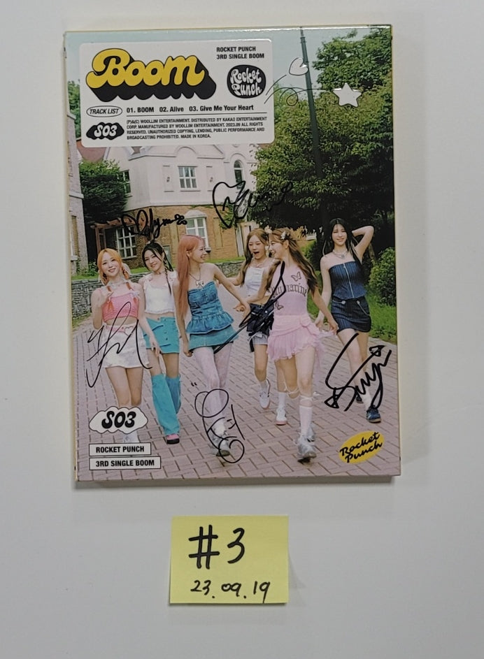 Rocket Punch 'Boom' - Hand Autographed(Signed) Promo Album [23.09.19]