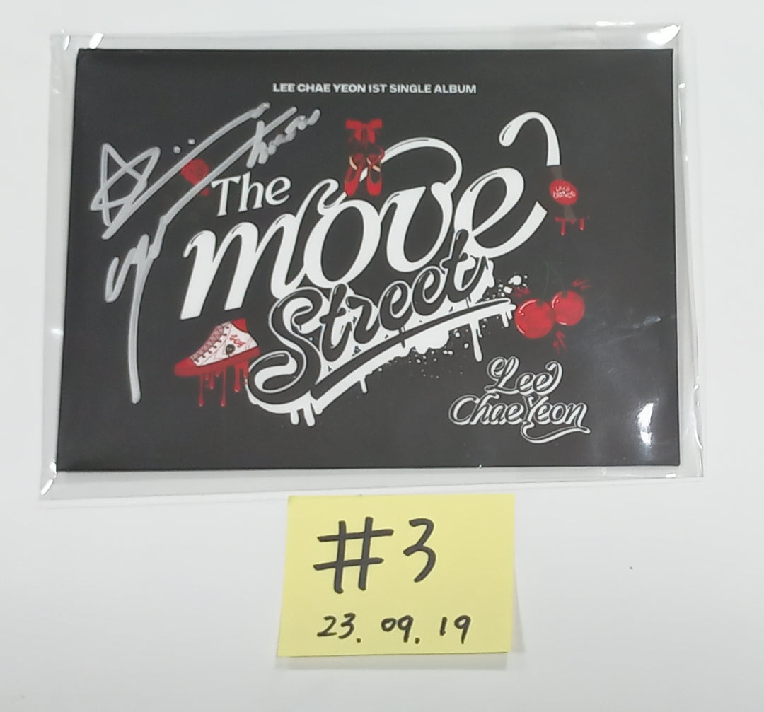 Lee Chae Yeon "The Move Street" - Hand Autographed(Signed) Promo Album [Poca Ver] [23.09.19]