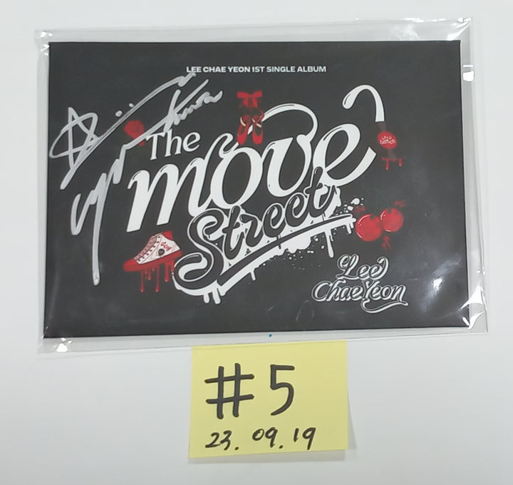Lee Chae Yeon "The Move Street" - Hand Autographed(Signed) Promo Album [Poca Ver] [23.09.19]