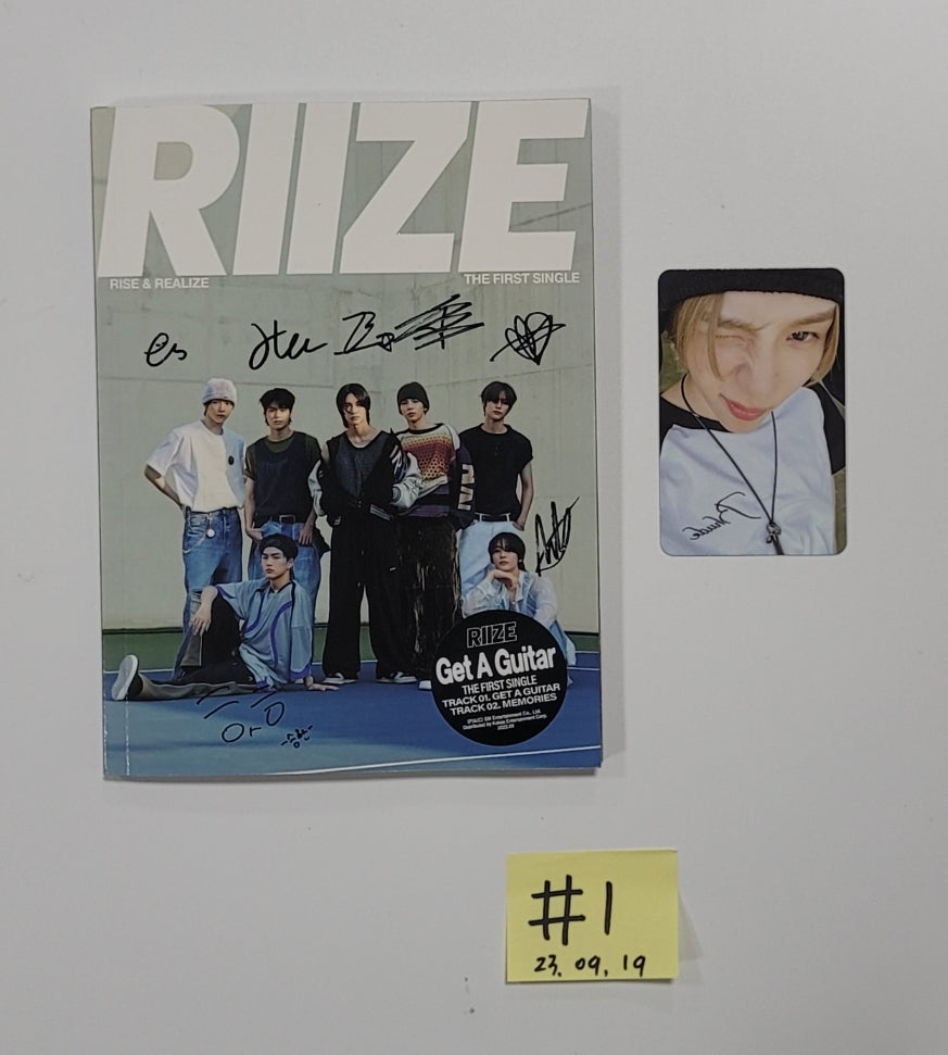 RIIZE "Get A Guitar" - Hand Autographed(Signed) Promo Album [23.09.19]