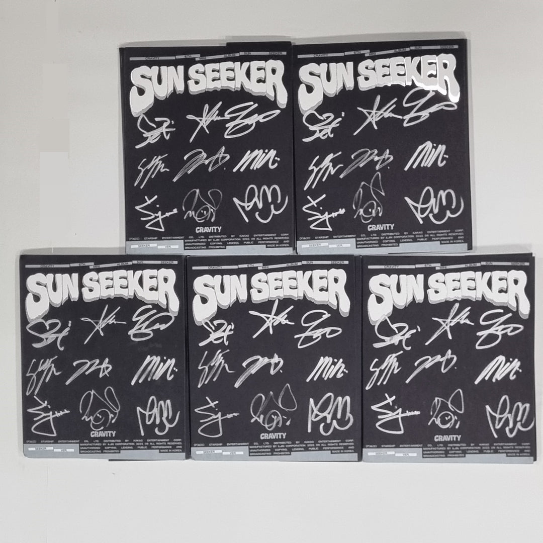 CRAVITY "SUN SEEKER" - Hand Autographed(Signed) Promo Album [23.09.19]