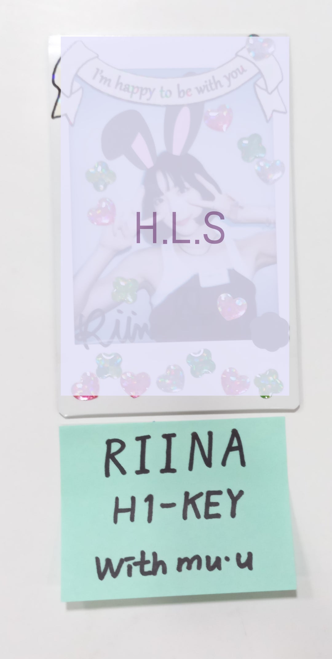 RIINA (Of H1-KEY) "Seoul Dreaming" - Hand Autographed(Signed) Polaroid [23.09.20]