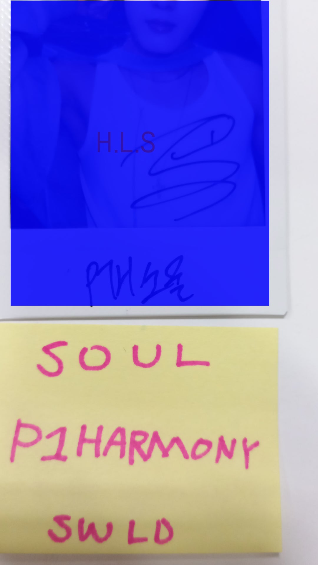 SOUL (Of P1Harmony) 'HARMONY : ALL IN' - Hand Autographed(Signed) Polaroid [23.09.20]