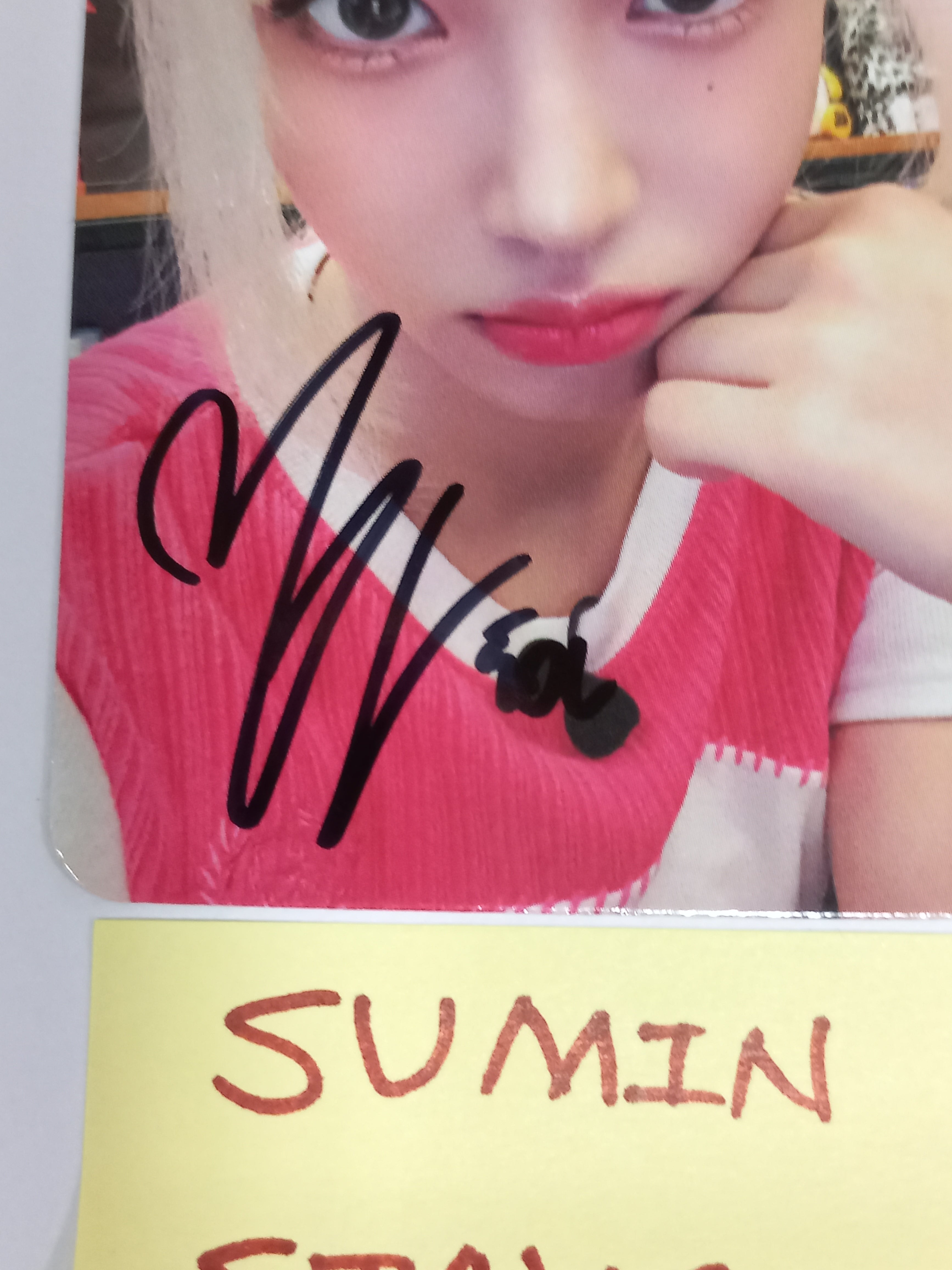 STAYC Sumin スミンTeenfresh 直筆サイン入り　アルバムトレカ Sumin (Of STAYC) 