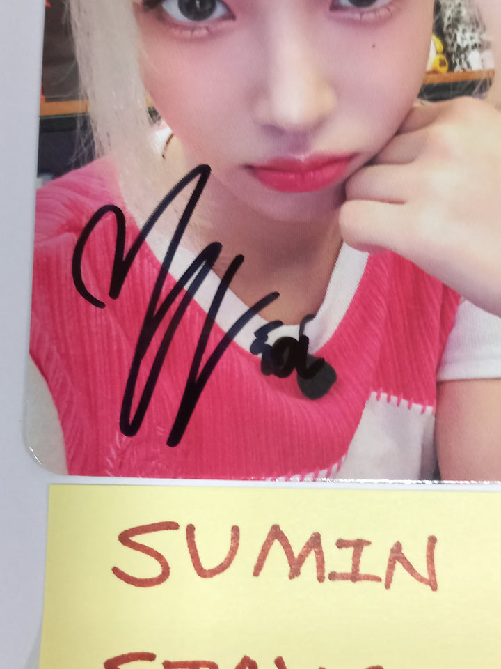 Sumin (Of STAYC) "TEENFRESH" - Hand Autographed(Signed) Photocard[23.09.21]