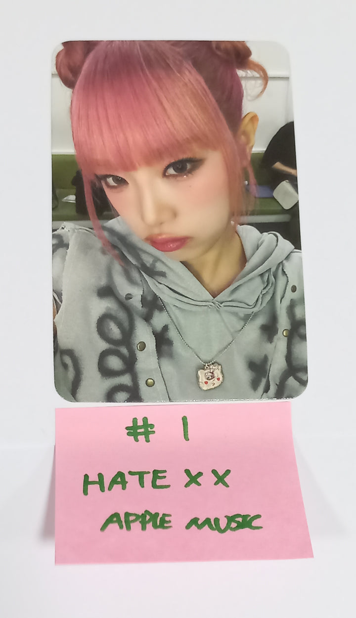 Yena "HATE XX" - Apple Music Fansign Event Photocard [23.09.21]