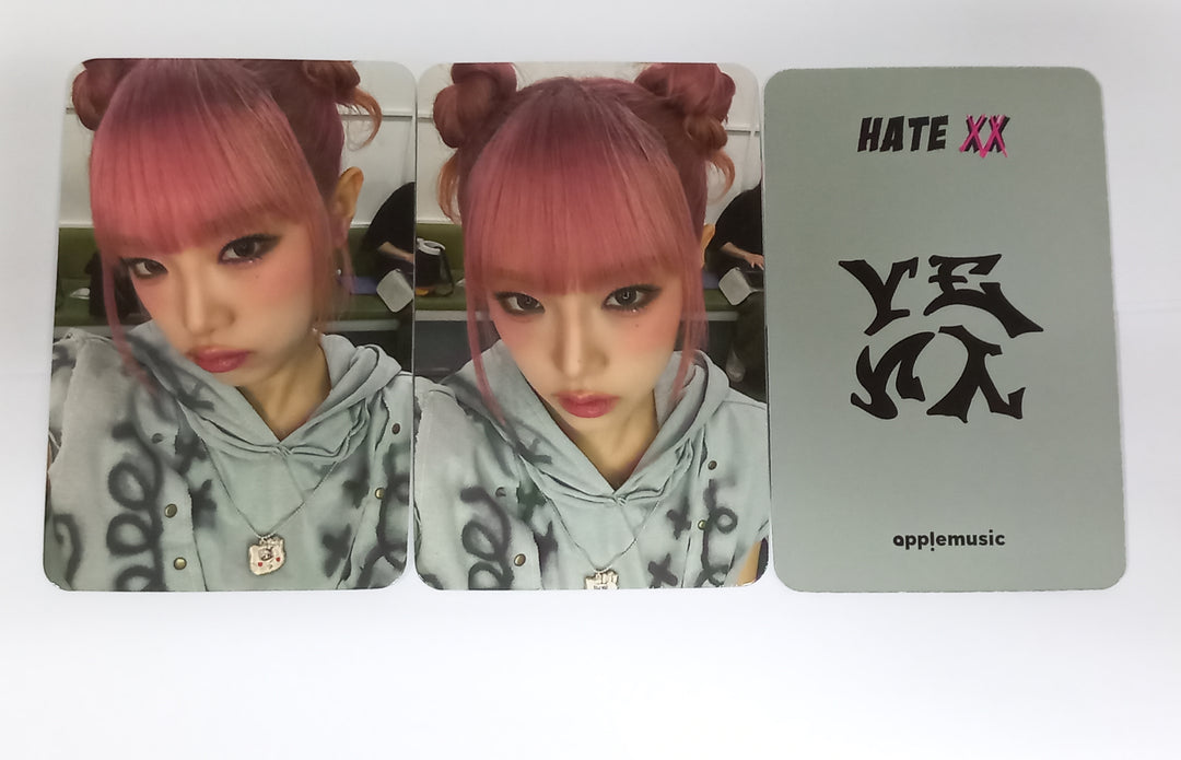Yena "HATE XX" - Apple Music Fansign Event Photocard [23.09.21]